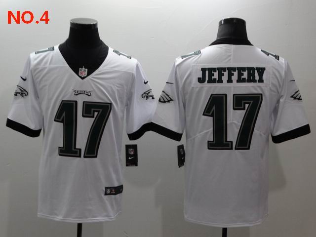 Men's Philadelphia Eagles #17 Alshon Jeffery Jersey NO.4;